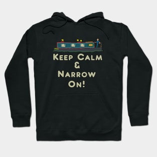 Keep Calm Narrowboat Hoodie